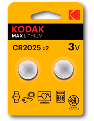 pilas de botón Kodak ULTRA LITHIUM 2025 (blister 2uds.)